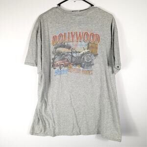 Dollywood Tennessee Graphic T Shirt XL Gray Tourist Souvenir Short Sleeve Local